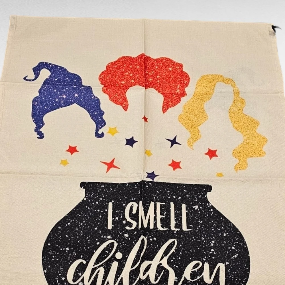 Hocus Pocus I Smell Children Large House Flag Double Sided 39